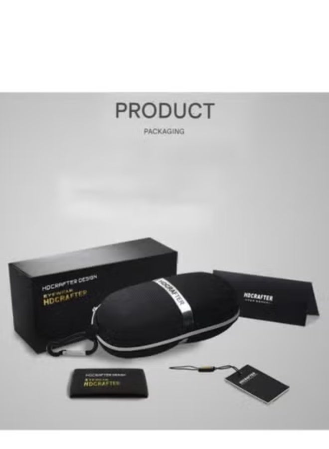 HDCRAFTER Thick Square Sunglasses for Men Women Retro Chunky Rectangle Shades UV400 Protection - Image 3